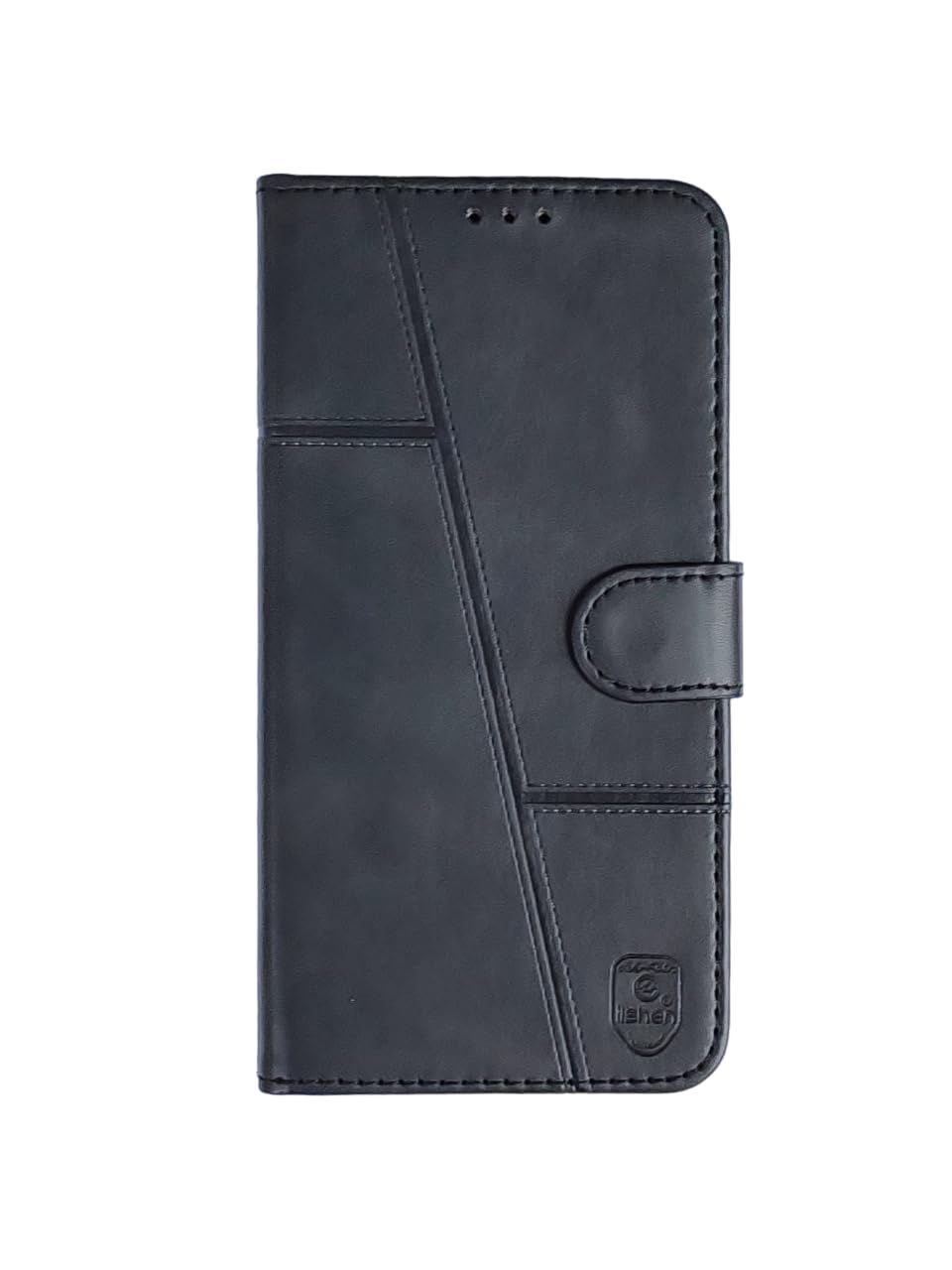 Iphone 16 Leather Flip Book cover with card Slot (Black) : Amazon